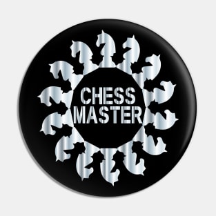 Funny chess club gift Pin