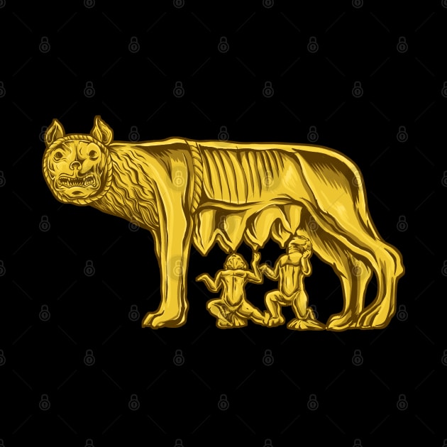 Capitoline Wolf by Modern Medieval Design