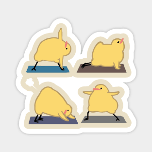 Yoga Birdblobs Magnet