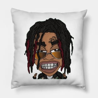 lil gotti trap star Pillow