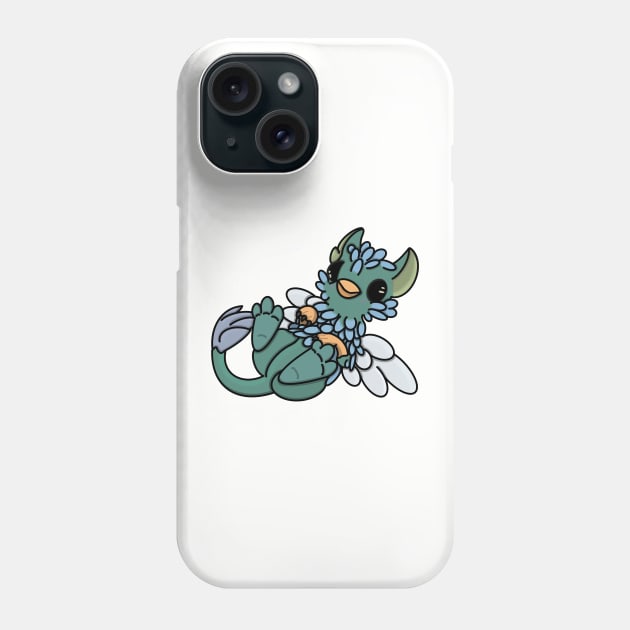 Cute Green and Blue Griffon Baby Phone Case by Winging-It