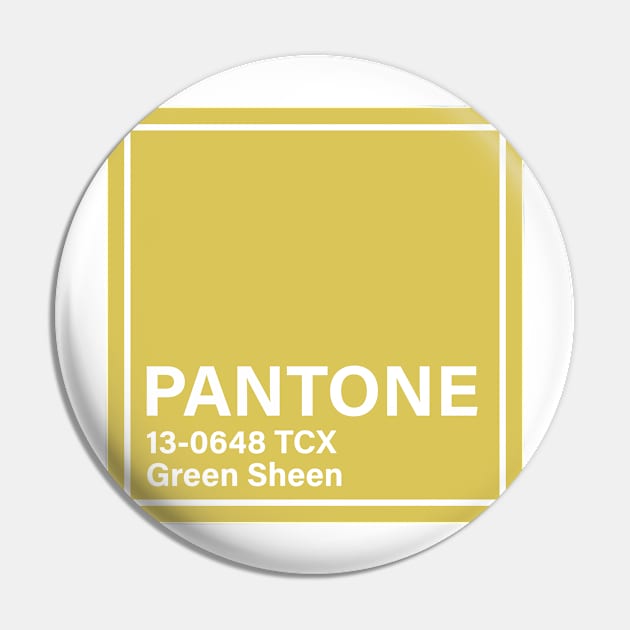 pantone 13-0648 TCX Green Sheen Pin by princessmi-com