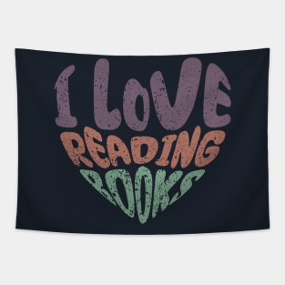 I Love Reading Books Tapestry