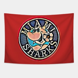 Miami Sharks Soccer Tapestry