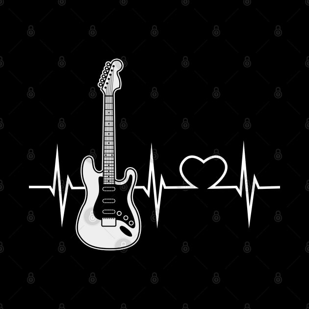 Guitar Heartbeat by ShirtsShirtsndmoreShirts