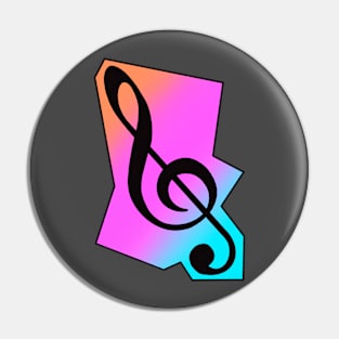 Treble Clef Pin