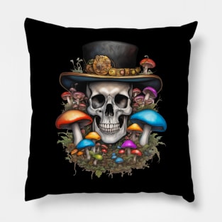 shroomy skull X Pillow