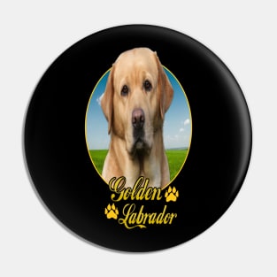 Golden Labrador Pin