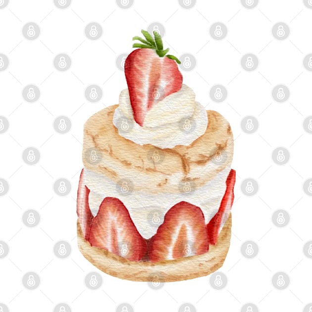 strawberry shortcake, yummy, lovely design by Kate Dubey