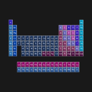 Colorful Periodic Table of 118 Elements T-Shirt