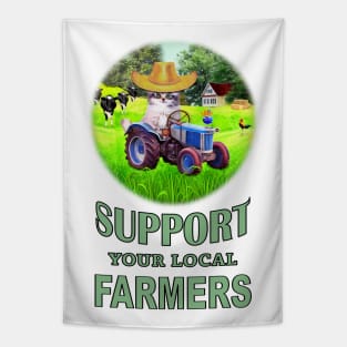 Support Your Local Farmer Tapestry