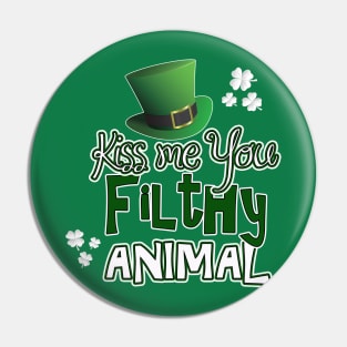 Funny St Patricks Day Shirt Pin