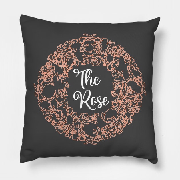 The Rose Kpop Pillow by Qasim