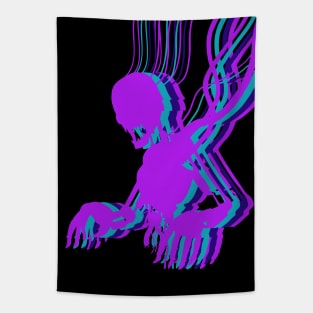 Cyberpunk Robot Tapestry