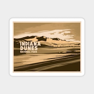 Indiana Dunes National Park Majestic Landscape Magnet