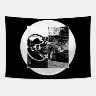 NISSAN DATSUN 280Z FAIRLADY Black 'N White 5 (Black Version) Tapestry