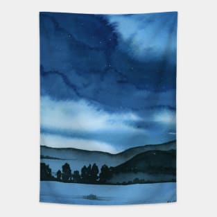 Blue Hour Tapestry