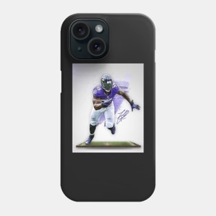 Terrell Suggs Baltimore Sports Art Phone Case