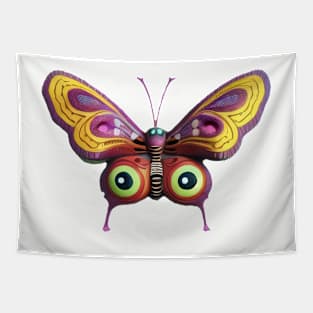 Butterfly alebrije, AI art Tapestry