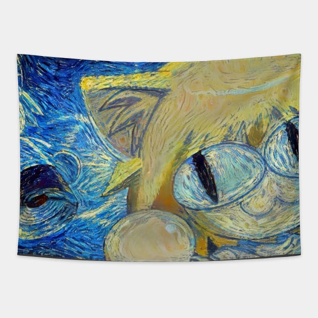 Neco-Arc Starry Night Tapestry by Starry Night