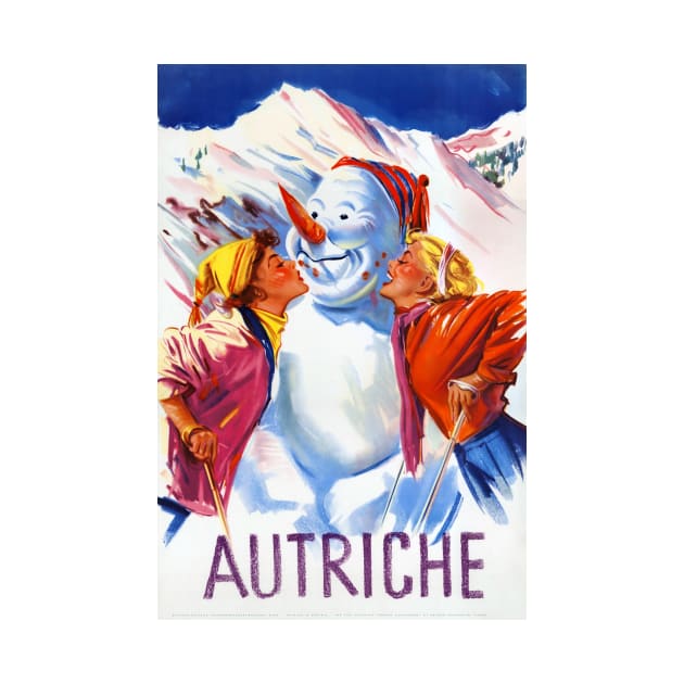 Vintage Travel Poster Autriche Austria by vintagetreasure