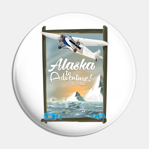 Alaska Adventure travel poster Pin by nickemporium1