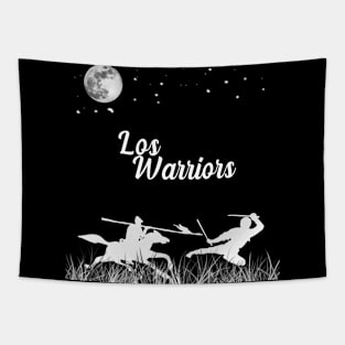 los warriors fighting Tapestry