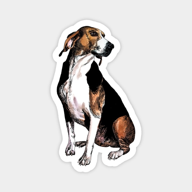 beagle Magnet by VicaVeresk