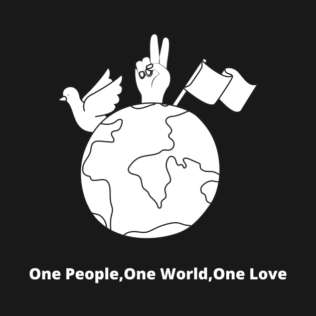 One People, One Wolrd, One Love by Art master