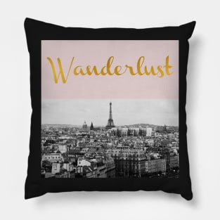 Wanderlust (Paris) Pillow