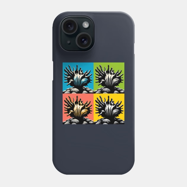 Pop Barnacle Sponge Art - Cool Underwater Phone Case by PawPopArt