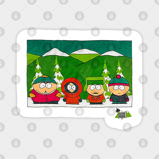 South Park - Cartman Stan Kyle Kenny Magnet by nicklower