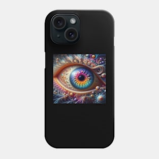 colorful eye Phone Case