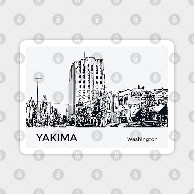 Yakima Washington Magnet by Lakeric