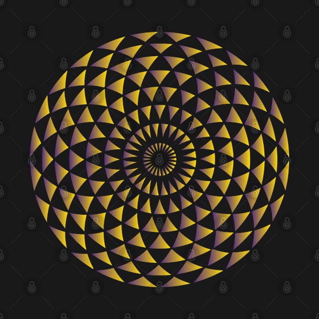 Mandala Torus Gold by dcveta