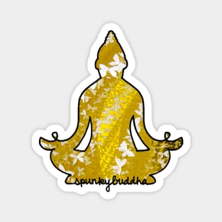 Flutter Buddha (Dark Text) Magnet