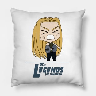 Sara Lance Lifting Weights Pillow