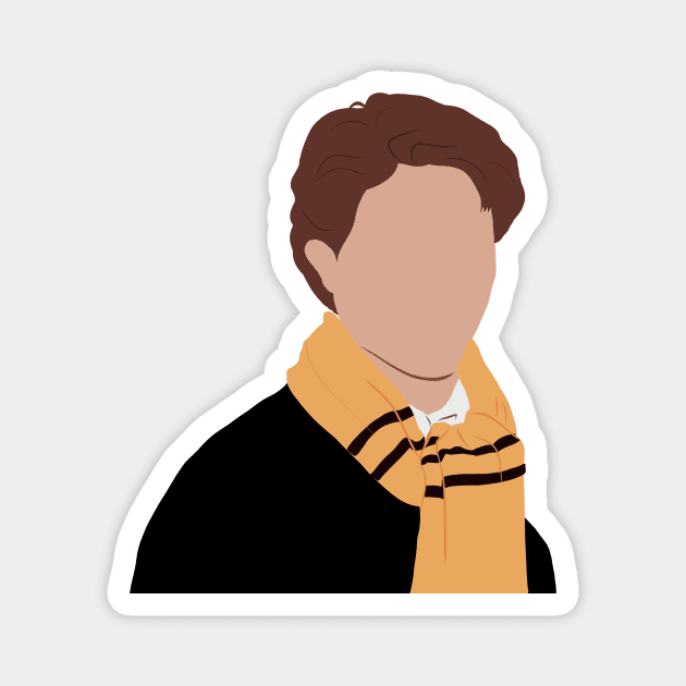 Cedric Diggory Magnet by Alfon Chappel