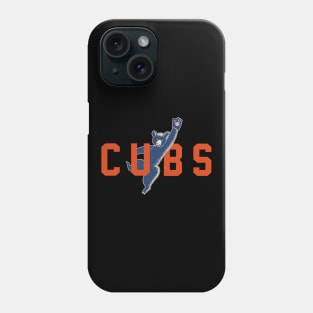 Vintage Chicago Cubs 3 by Buck Tee Phone Case