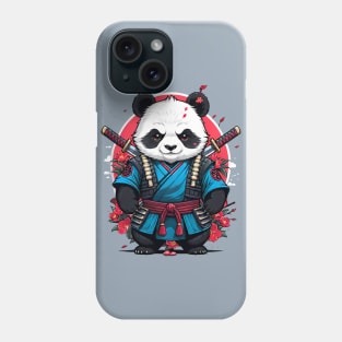 Japanese Samurai Panda Tattoo, Kawaii Ninja Panda Phone Case