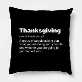 Thanksgiving Definition Pillow