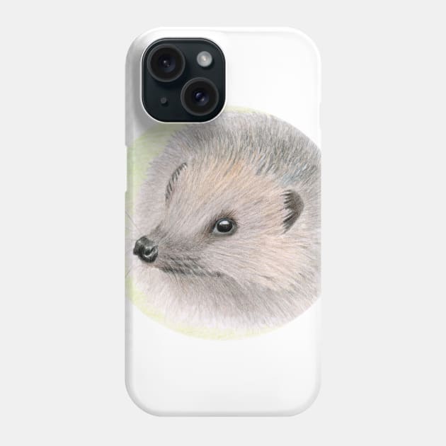 Young Hedgehog Phone Case by lindaursin