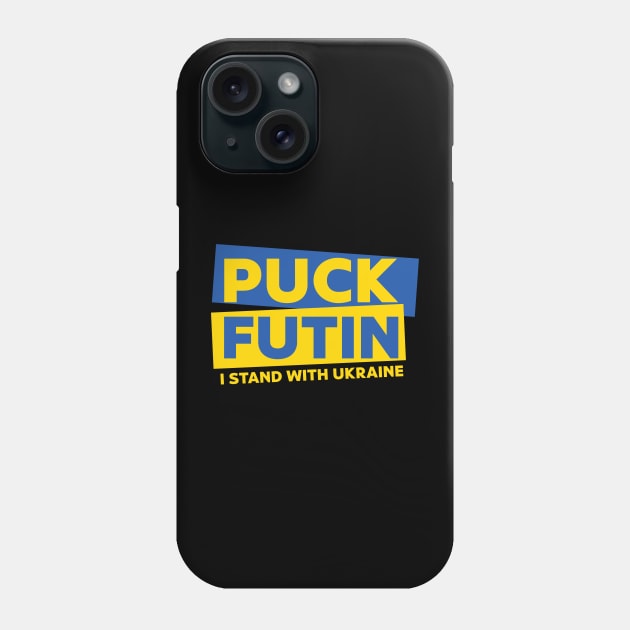 Puck Futin | I Stand With Ukraine. Phone Case by Distant War