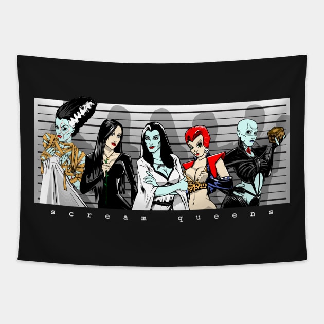Scream Queens Tapestry by boltfromtheblue