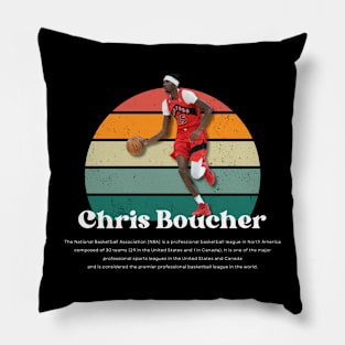 Chris Boucher Vintage V1 Pillow