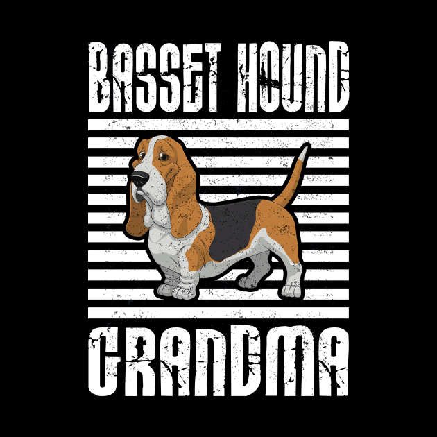 Basset Hound Grandma Proud Dogs by aaltadel