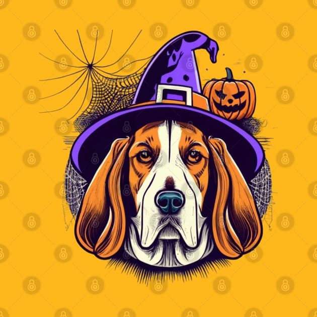 Basset Hound Pumpkin by BukovskyART