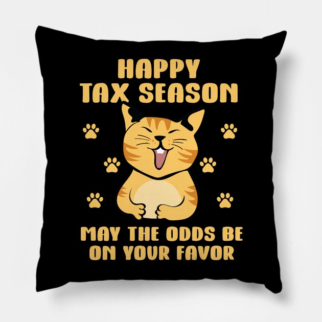 Happy Tax Season Joke for Taxpayers in Bureaucracy Pillow by c1337s