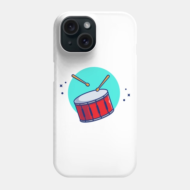 Drum Snare With Sticks Music Phone Case by Catalyst Labs