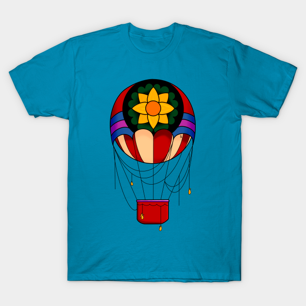 Discover Hot-Air Traditional - Hot Air Balloon - T-Shirt